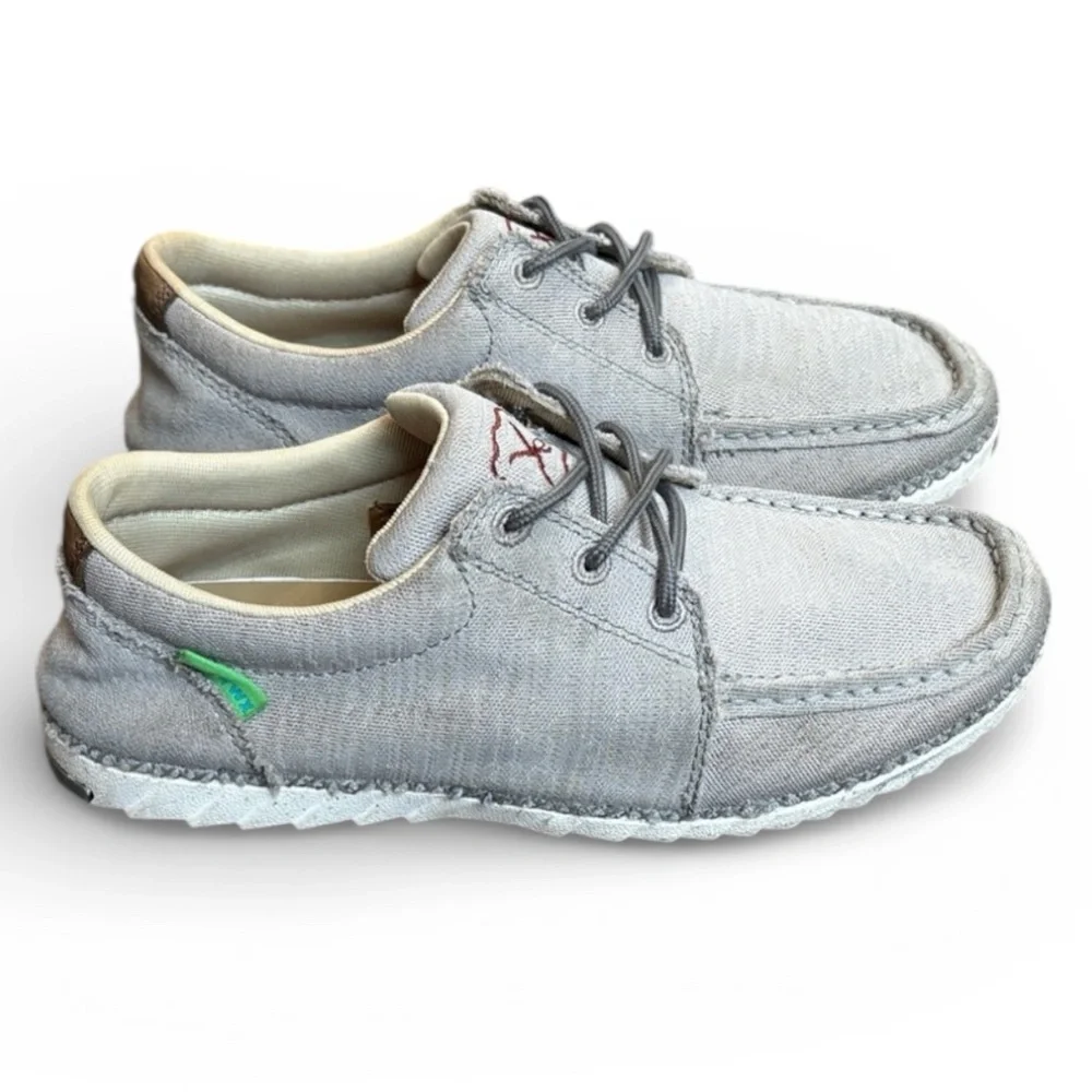 TWISTED X Men’s Zero-X Ultimate Shoes Men’s 7 Grey Casual Lace Up Comfort Fabric